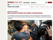Bild zum Artikel: Abgeschobene Schülerin: Bivsi und ihre Familie sind wieder in Deutschland