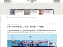 Bild zum Artikel: Der deutsche „Geht nicht“-Wahn