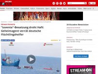 Bild zum Artikel: Schwere Vorwürfe – Besatzung droht Haft - Geheimagent verrät deutsche Flüchtlingshelfer: Boots-Krimi im Mittelmeer