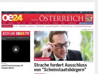 Bild zum Artikel: Strache fordert Ausschluss von 'Scheinstaatsbürgern'
