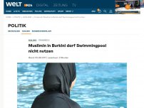 Bild zum Artikel: Frankreich: Muslimin in Burkini darf Swimmingpool nicht nutzen