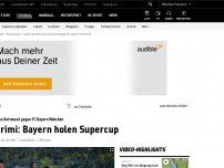 Bild zum Artikel: Bayern holen Supercup