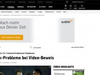Bild zum Artikel: Bayern-Tor: Videobeweis funktionierte nicht richtig