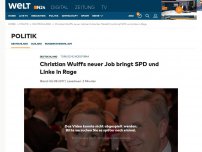 Bild zum Artikel: Türkische Modefirma: Christian Wulffs neuer Job bringt SPD und Linke in Rage