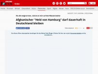 Bild zum Artikel: Als alle wegrannten, stürzte er sich auf den Messerstecher - Afghanischer 'Held von Hamburg' darf dauerhaft in Deutschland bleiben