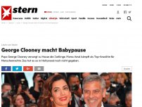 Bild zum Artikel: Leute von heute: Sensation in Hollywood: Clooney macht für seine Frau Babypause