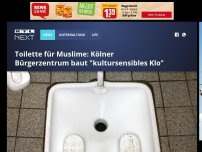 Bild zum Artikel: Toilette für Muslime: Kölner Bürgerzentrum baut 'kultursensibles Klo'