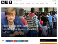 Bild zum Artikel: Insiderin aus Migrationsbehörde: „Wenn Merkel die Wahl gewinnt, sind wir alle verloren!“