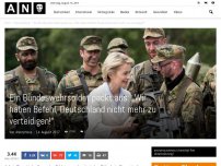 Bild zum Artikel: Ein Bundeswehrsoldat packt aus: „Wir haben Befehl, Deutschland nicht mehr zu verteidigen!“
