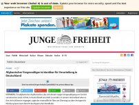 Bild zum Artikel: Afghanischer Vergewaltiger ist dankbar für Verurteilung in Deutschland