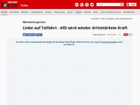 Bild zum Artikel: INSA-Meinungstrend - Linke auf Talfahrt - AfD wird wieder drittstärkste Kraft