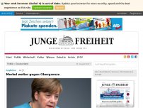 Bild zum Artikel: Merkel weiter gegen Obergrenze