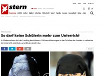 Bild zum Artikel: Niedersachsen: So darf keine Schülerin mehr zum Unterricht