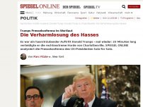 Bild zum Artikel: Trumps Pressekonferenz im Wortlaut: Die Verharmlosung des Hasses