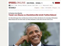 Bild zum Artikel: Ex-Präsident zitiert Mandela: Tweet von Obama zu Charlottesville bricht Twitter-Rekord