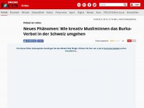 Bild zum Artikel: Polizei ist ratlos - Neues Phänomen: Wie kreativ Musliminnen das Burka-Verbot in der Schweiz umgehen