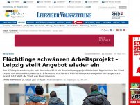 Bild zum Artikel: Flüchtlinge schwänzen Arbeitsprojekt – Leipzig stellt Angebot wieder ein