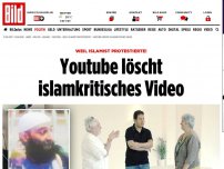 Bild zum Artikel: Weil Islamist protestierte! - Youtube löscht islamkritisches Video