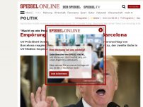 Bild zum Artikel: 'Macht es wie Pershing': Empörung über Trump-Tweet zu Barcelona