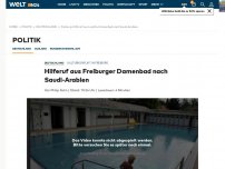 Bild zum Artikel: Kulturkonflikt in Freiburg: Hilferuf aus Freiburger Damenbad nach Saudi-Arabien