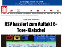 Bild zum Artikel: Videotext-Panne! - RTL kennt schon die Bundesliga-Ergebnisse