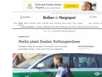 Bild zum Artikel: Kriminalität: Berlin plant finalen Rettungsschuss