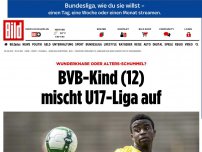 Bild zum Artikel: Youssoufa Moukoko - BVB-Kind (12) mischt U17-Liga auf