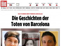 Bild zum Artikel: Anschlag in Barcelona - Die Geschichten der Terror-Toten