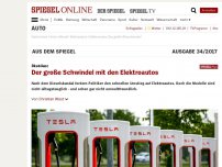 Bild zum Artikel: Ökobilanz: Der große Schwindel mit den Elektroautos