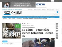 Bild zum Artikel: Schützen-Parade in Grevenbroich - Veterinäre ziehen Fest-Pferde ab