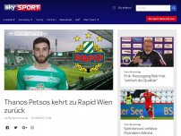 Bild zum Artikel: Thanos Petsos kehrt zu Rapid Wien zurück