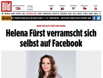 Bild zum Artikel: Eine Nacht für 299 Euro - Helena Fürst verramscht sich selbst auf Facebook
