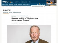 Bild zum Artikel: Wahlkampfveranstaltung: Gauland spricht in Thüringen von 'Entsorgung' Özoguz'
