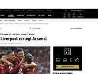 Bild zum Artikel: Liverpool zerlegt Arsenal - Klopp überrascht mit Karius
