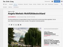 Bild zum Artikel: Augen zu, CDU: Angela Merkels Wohlfühldeutschland