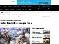 Bild zum Artikel: Mega-Fight? Taylor fordert McGregor zum Darts-Duell