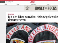 Bild zum Artikel: Mit den Bikes zum Alex: Hells Angels wollen demonstrieren