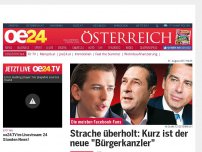 Bild zum Artikel: Strache überholt: Kurz ist der neue 'Bürgerkanzler'