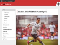 Bild zum Artikel: SC leiht Ryan Kent vom FC Liverpool | SC Freiburg