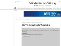 Bild zum Artikel: Die TV-Debatte als Wahlhölle