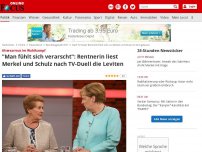 Bild zum Artikel: Altersarmut im Wahlkampf - 'Man fühlt sich verarscht': Rentnerin liest Merkel und Schulz nach TV-Duell die Leviten