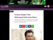 Bild zum Artikel: Fantasy-Sänger Fredi Malinowski liebt einen Mann