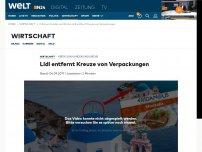 Bild zum Artikel: Kritik von Kunden und Kirche: Lidl entfernt Kreuze von Verpackungen