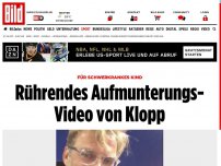 Bild zum Artikel: Für schwer krankes Kind - Rührendes Aufmunterungs- Video von Klopp