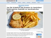 Bild zum Artikel: Aus für Schnitzel mit Pommes in Amstettner Kindergärten: Kniefall vor moslemischer Allmacht