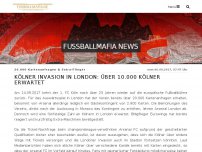 Bild zum Artikel: Kölner Invasion in London: Über 10.000 Kölner erwartet