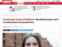 Bild zum Artikel: Hamburger Linken-Politikerin: Sie will „Deutsche sterben“ sehen