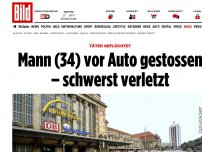 Bild zum Artikel: Täter geflüchtet - Mann (34) vor Auto gestossen – Lebensgefahr