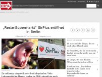 Bild zum Artikel: „Reste-Supermarkt“ SirPlus eröffnet in Berlin