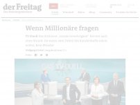 Bild zum Artikel: TV-Duell | Wenn Millionäre fragen